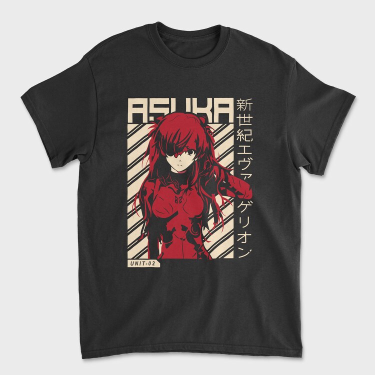 Asuka Unit 02, Tricou Barbati (Unisex)