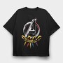 Avengers Infinity Gauntlet, Tricou Oversize Barbati (Unisex)