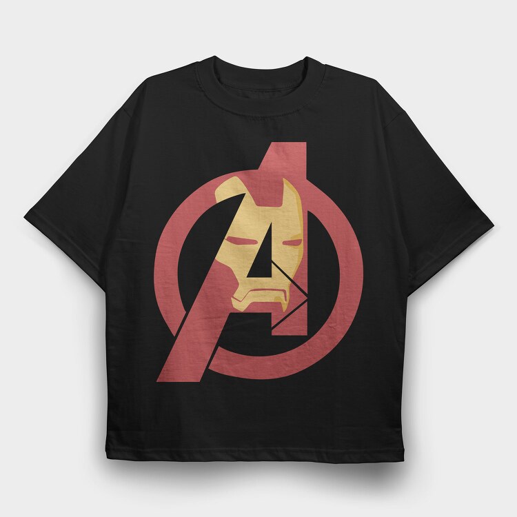 Avengers Shield, Tricou Oversize Barbati (Unisex)