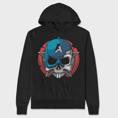 Avengers Skull, Hanorac Oversize Barbati (Unisex)
