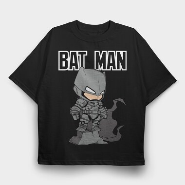 Batman Chibi Armor, Tricou Oversize Barbati (Unisex)