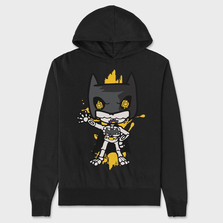 Batman Chibi, Hanorac Oversize Barbati (Unisex)