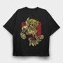 Bloodthirsty Dragon, Tricou Oversize Barbati (Unisex)