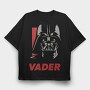 Darth Vader Face, Tricou Oversize Barbati (Unisex)