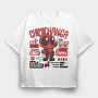 Deadpool Chibi Advice, Tricou Oversize Barbati (Unisex)