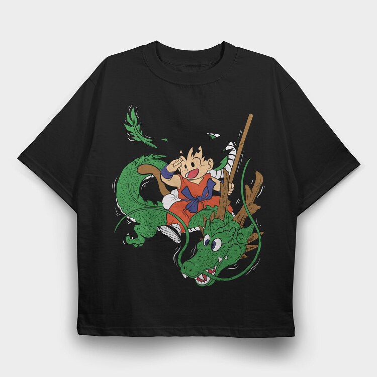Dragon Warrior, Tricou Oversize Barbati (Unisex)