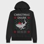 Christmas Shark Sweater, Hanorac Oversize Barbati (Unisex)