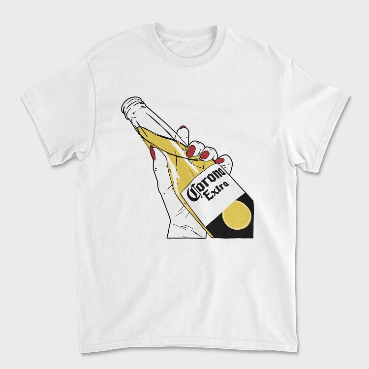 Corona Extra Hand, Tricou Barbati (Unisex)