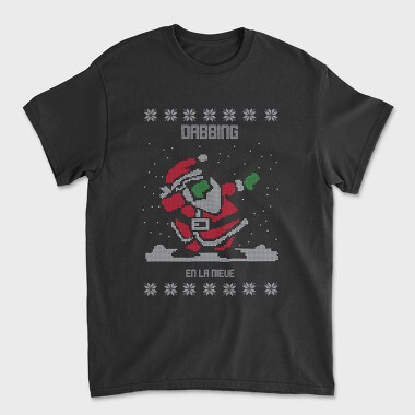 Dabbing Reindeer Sweater, Tricou Barbati (Unisex)