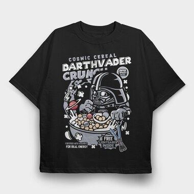 Darth Vader Cereal, Tricou Oversize Barbati (Unisex)