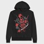 Deadpool Blood Bath, Hanorac Oversize Barbati (Unisex)