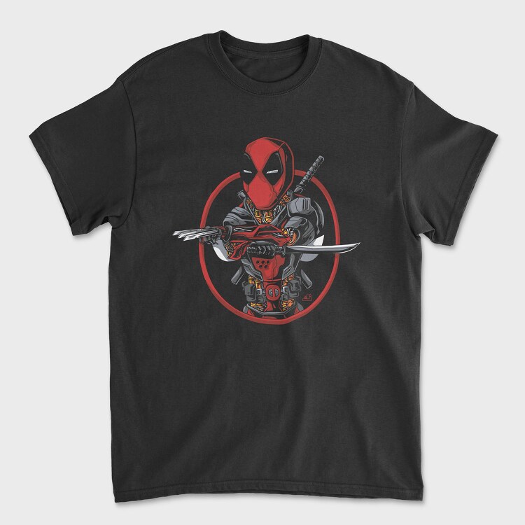 Deadpool Samurai, Tricou Barbati (Unisex)