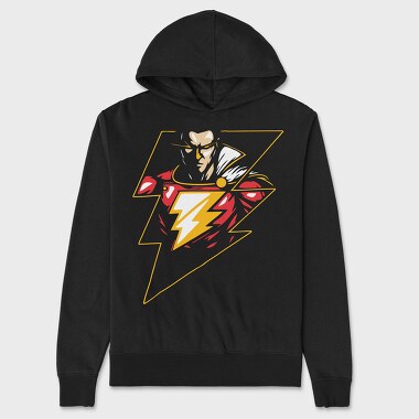 Electric Lightning Bolt, Hanorac Oversize Barbati (Unisex)