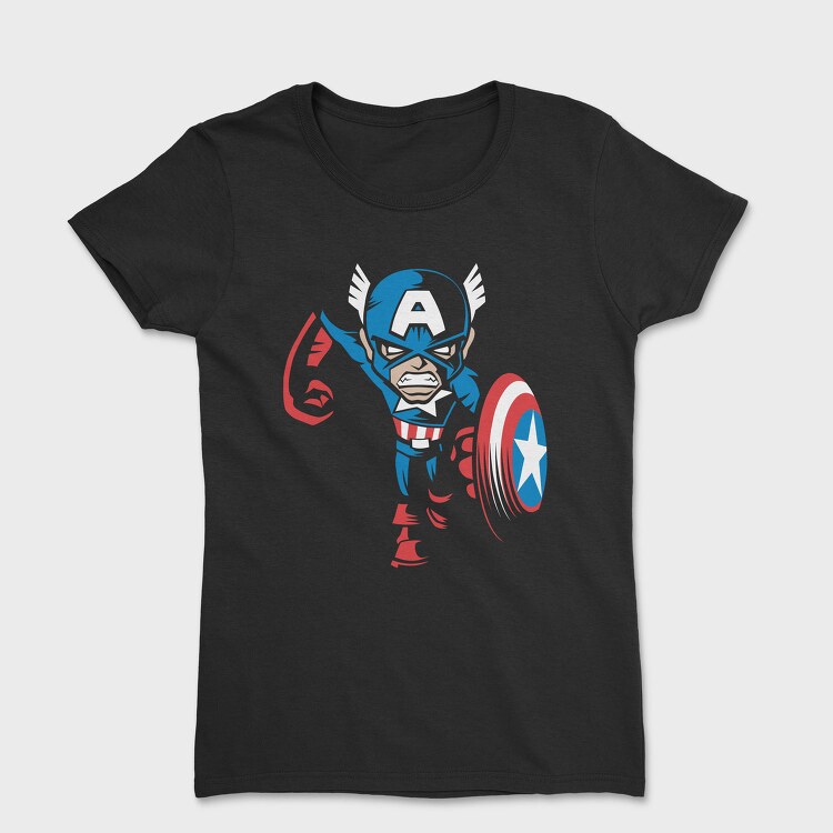 Captain America Shield, Tricou Femei