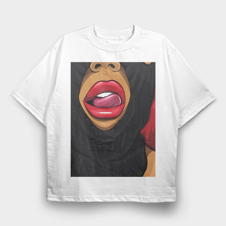 Gorilla Grin, Tricou Oversize Barbati (Unisex)