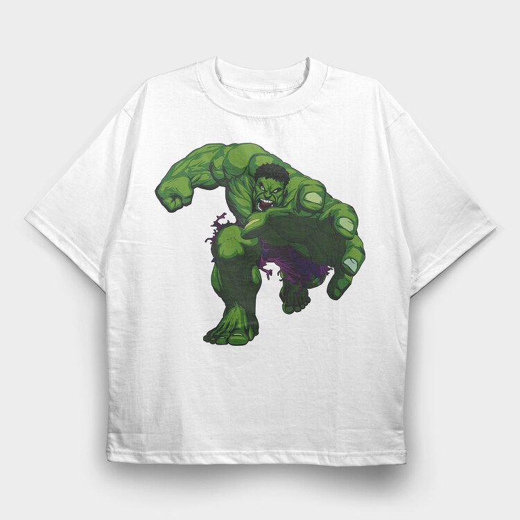 Hulk Rage, Tricou Oversize Barbati (Unisex)