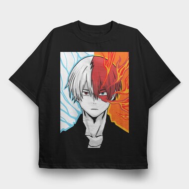 Ice Fire Eyes, Tricou Oversize Barbati (Unisex)