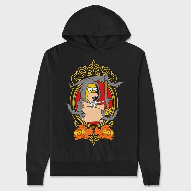 Grim Reapers Crown, Hanorac Oversize Barbati (Unisex)