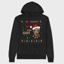 Grootmas Alien Xmas, Hanorac Oversize Barbati (Unisex)