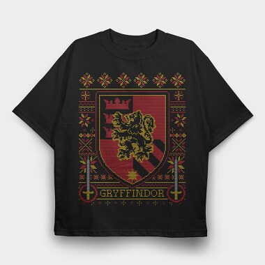 Gryffindor Sweater, Tricou Oversize Barbati (Unisex)