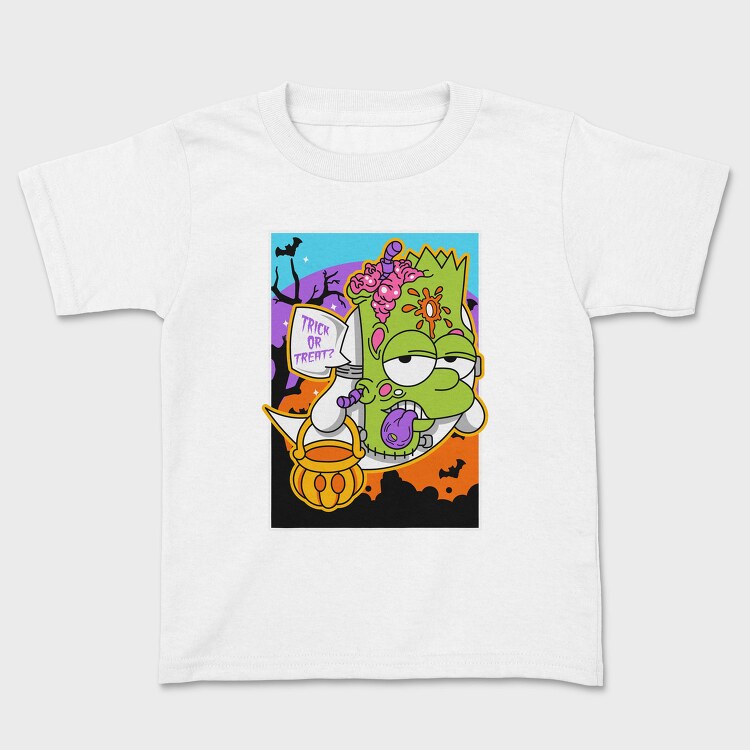 Halloween Zombie Trick Or Treat, Tricou Copii
