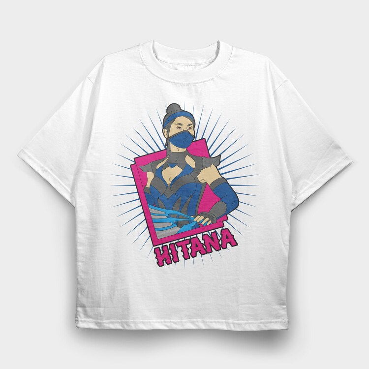 Hitana Warrior, Tricou Oversize Barbati (Unisex)