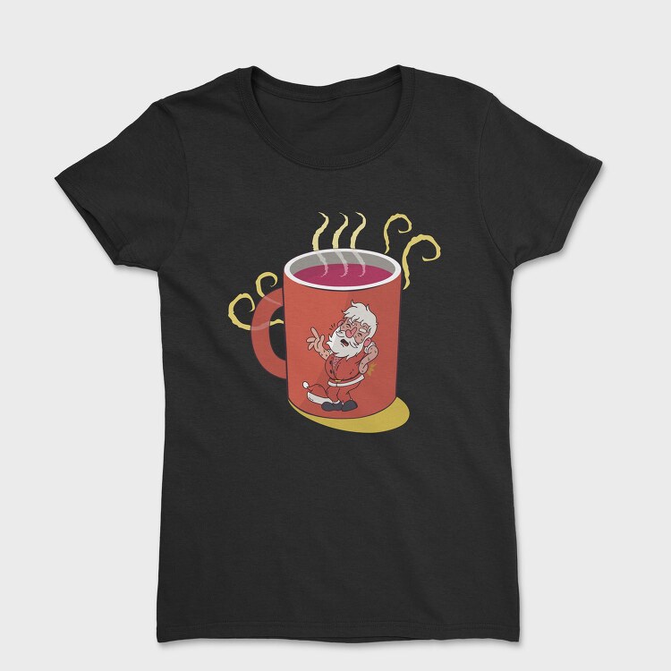 Hot Cocoa Santa, Tricou Femei