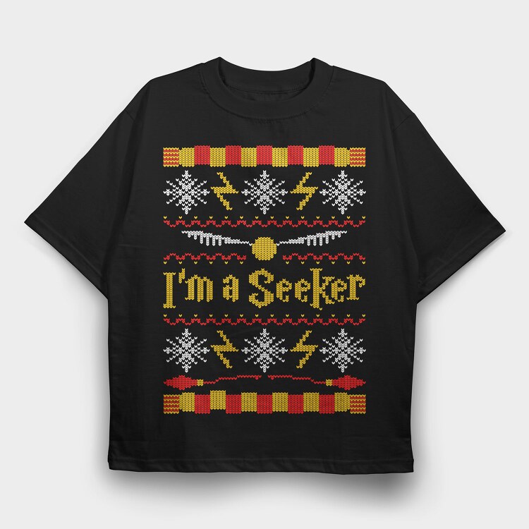 Im A Seeker, Tricou Oversize Barbati (Unisex)