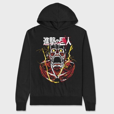 Flame Face Burst, Hanorac Oversize Barbati (Unisex)