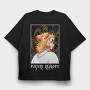 Flame Lion Roar, Tricou Oversize Barbati (Unisex)