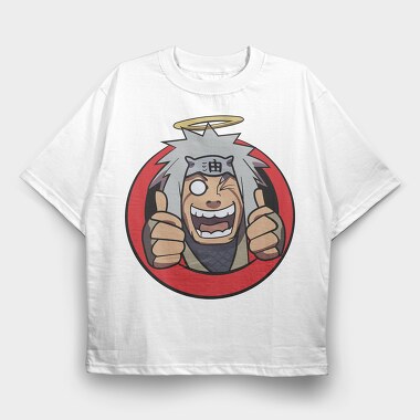 Jiraiya Thumbs Up, Tricou Oversize Barbati (Unisex)