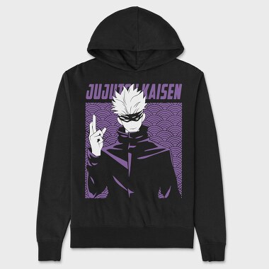 Jujutsu Kaisen Art, Hanorac Oversize Barbati (Unisex)