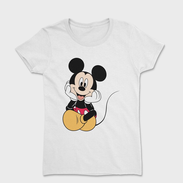 Mickey Mouse Smile 1, Tricou Femei