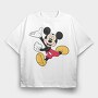 Mickey Mouse Wave 1, Tricou Oversize Barbati (Unisex)