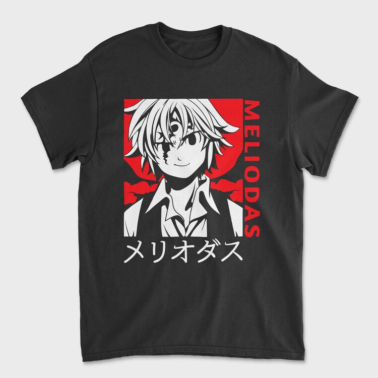 Meliodas Red Dragon, Tricou Barbati (Unisex)