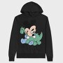 Mickey Dinosaur Hug, Hanorac Oversize Barbati (Unisex)