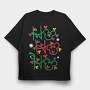 Mickey Ho Ho Ho, Tricou Oversize Barbati (Unisex)