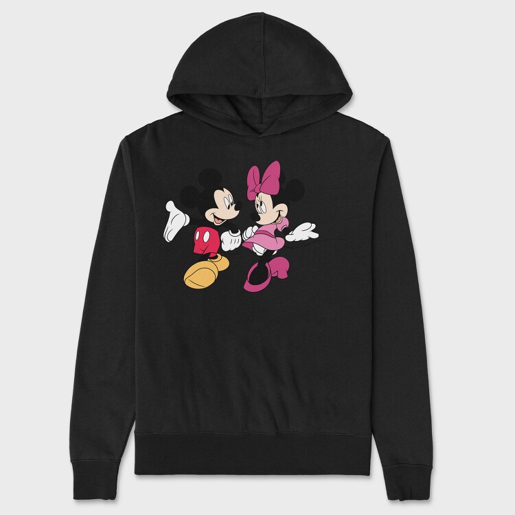 Mickey Minnie Dance, Hanorac Oversize Barbati (Unisex)