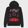 Red Hooded Squad, Hanorac Oversize Barbati (Unisex)