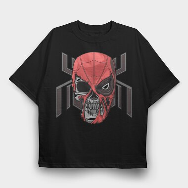 Red Skull Spider, Tricou Oversize Barbati (Unisex)