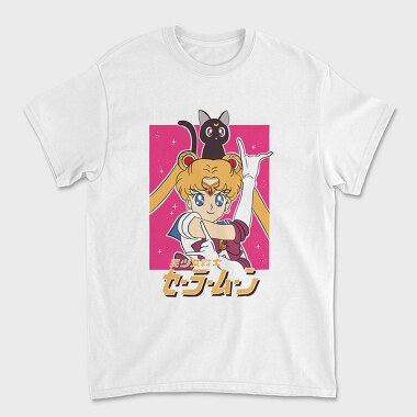 Sailor Moon Moonlight 4, Tricou Barbati (Unisex)