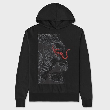 Venomous Scream, Hanorac Oversize Barbati (Unisex)