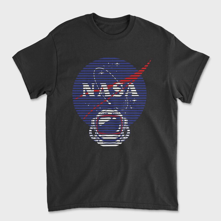 Nasa Stripes 1, Tricou Barbati (Unisex)