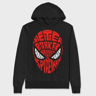Peter Parker Spiderman, Hanorac Oversize Barbati (Unisex)
