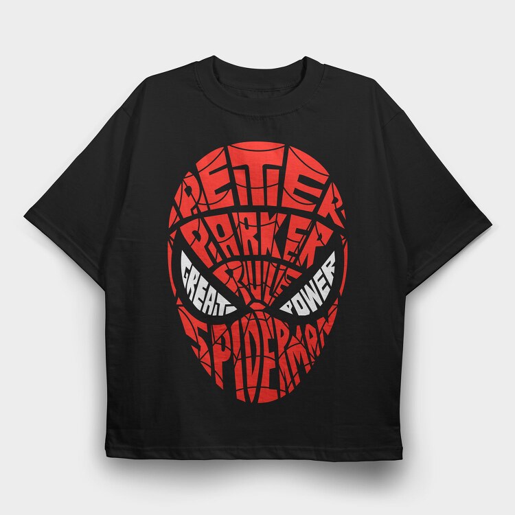 Peter Parker Spiderman, Tricou Oversize Barbati (Unisex)