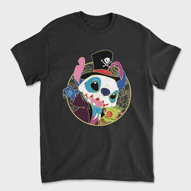 Pirate Pup Skull, Tricou Barbati (Unisex)