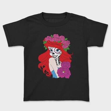 Rosa Dia De Los Muertos, Tricou Copii