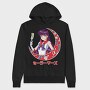 Sailor Mars Moon, Hanorac Oversize Barbati (Unisex)