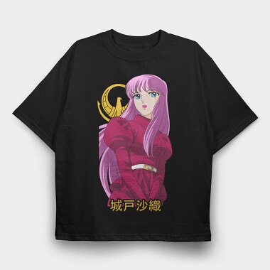 Sakura Moon Phoenix, Tricou Oversize Barbati (Unisex)