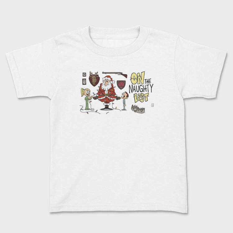 Santas Naughty List, Tricou Copii